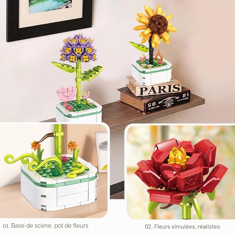 woma-flower-plants-19069-fleurs-en-pot-jeu-de-construction-6-plantes image 3