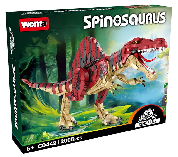woma-animals-dinosaur-c0449-jeu-de-construction-spinosaure-2008-pi-ces-6-ans image 5