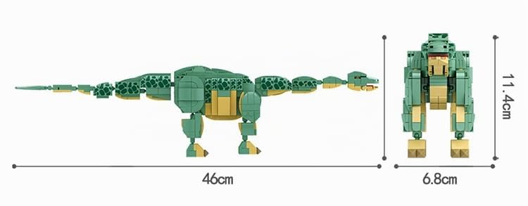 woma-animals-dinosaur-c0447-brontosaure-jeu-construction-589-pi-ces image 8