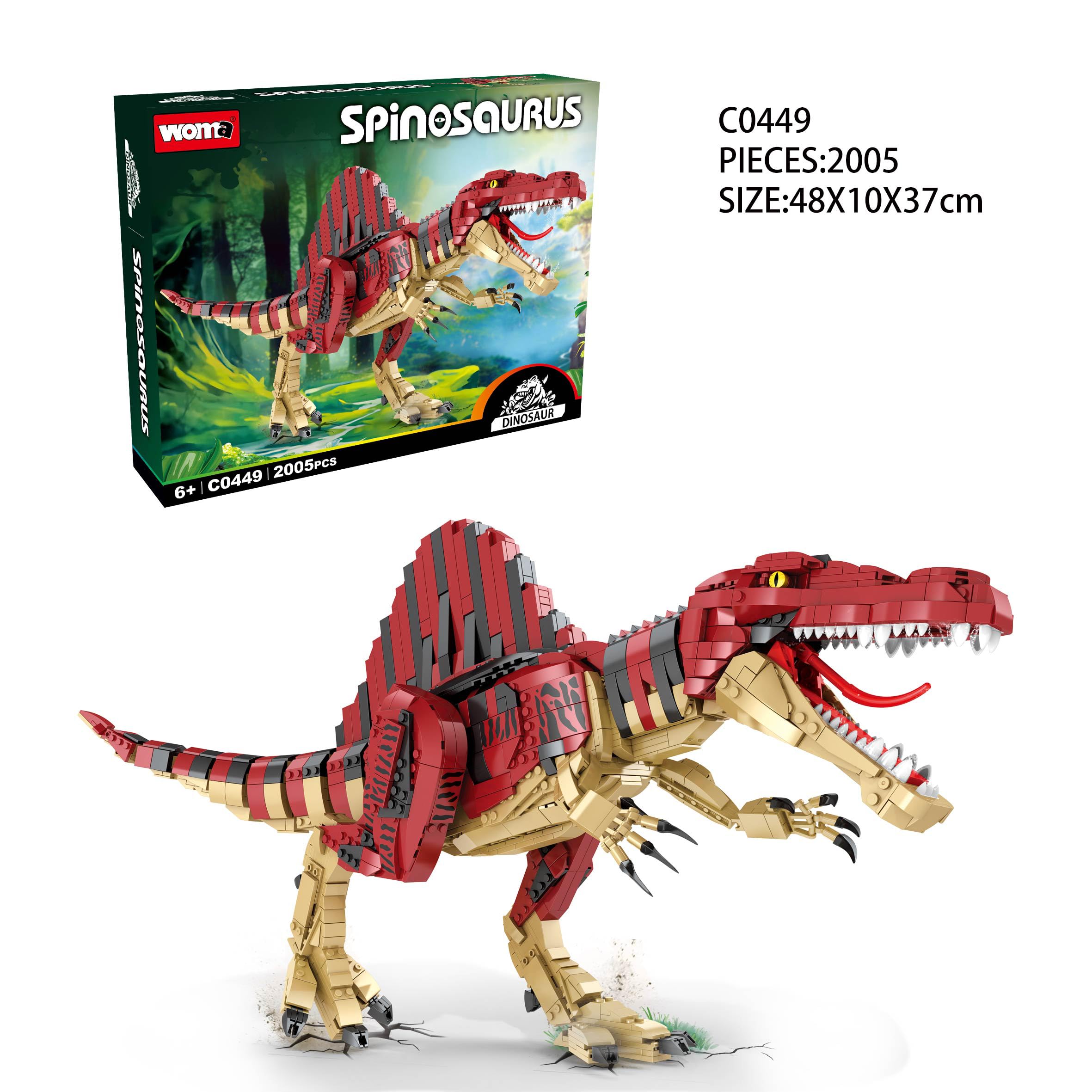 woma-animals-dinosaur-c0449-jeu-de-construction-spinosaure-2008-pi-ces-6-ans image 2