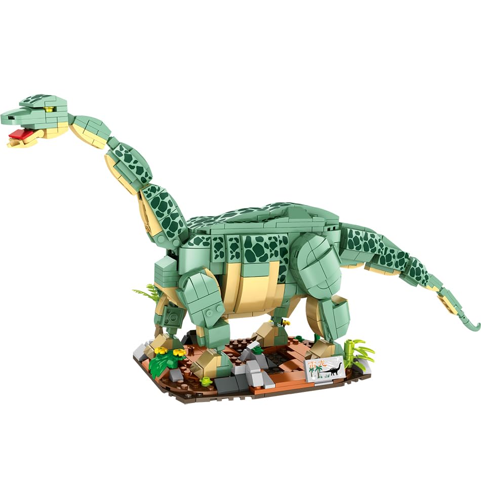 woma-animals-dinosaur-c0447-brontosaure-jeu-construction-589-pi-ces image 6