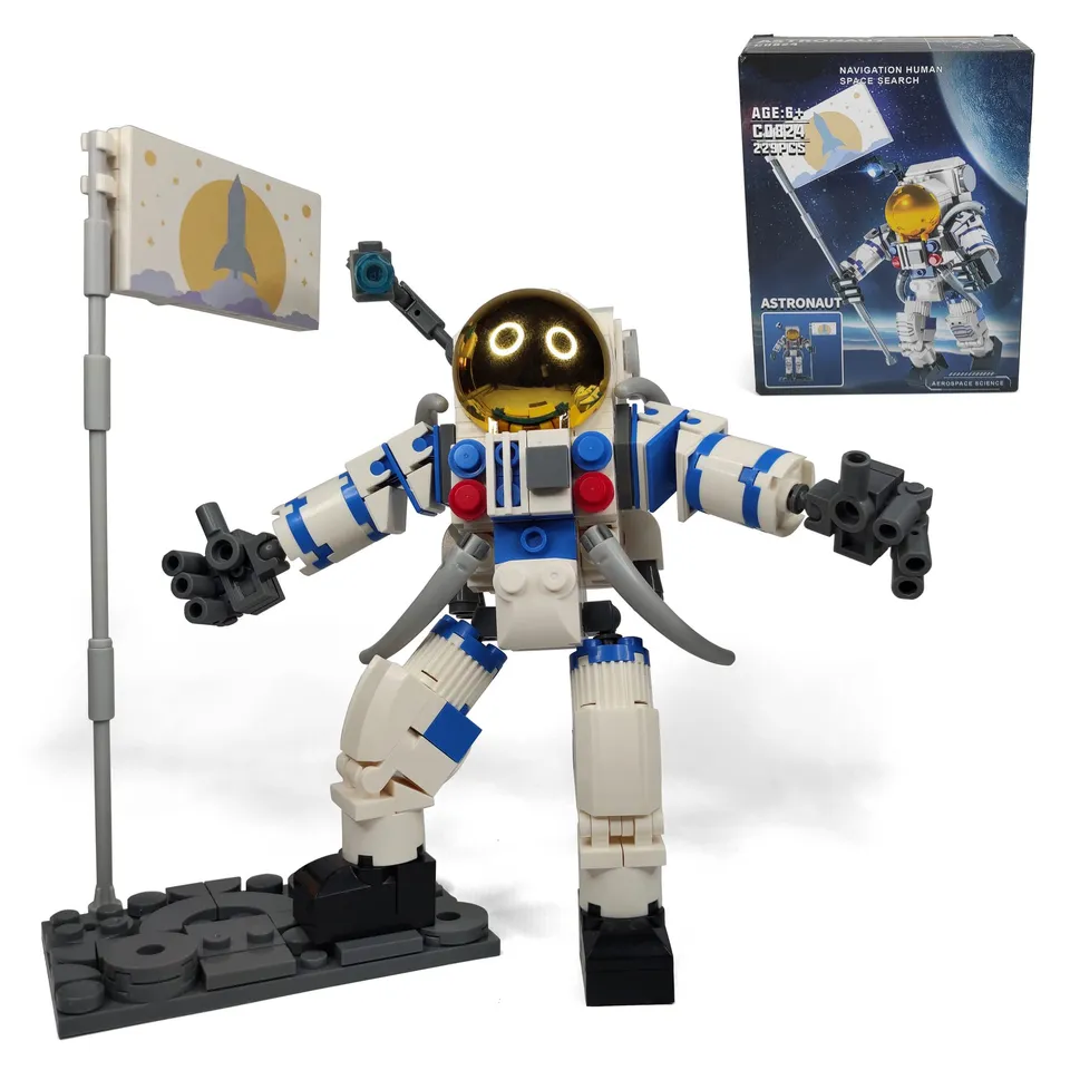 woma-c0824-astronaute-jeu-de-construction-229-pi-ces-espace image 1