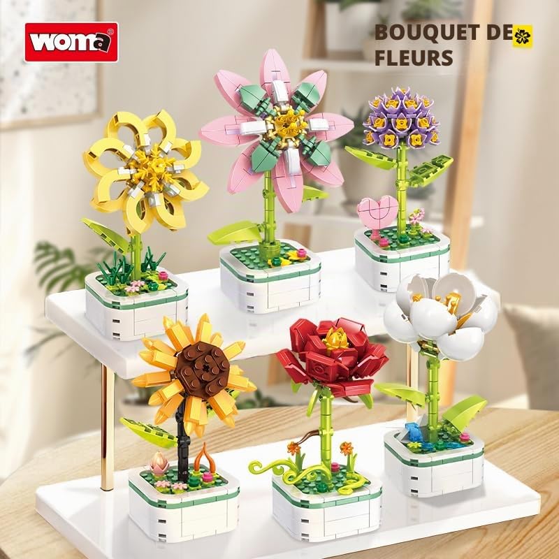 woma-flower-plants-19069-fleurs-en-pot-jeu-de-construction-6-plantes image 5