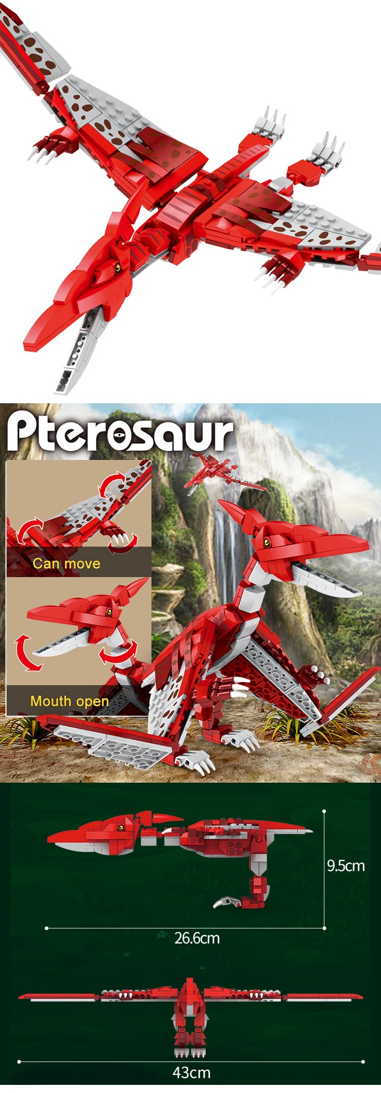 woma-animals-dinosaure-construction-308-pi-ces-d-s-6-ans-jurassic image 2
