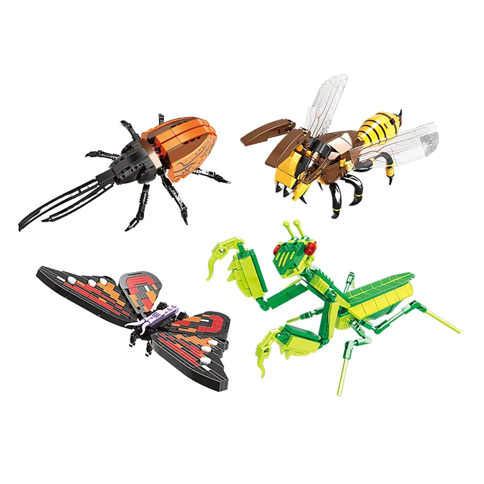 woma-farm-insect-11805-insectes-jeu-de-construction-727-pi-ces-4-mod-les image 1
