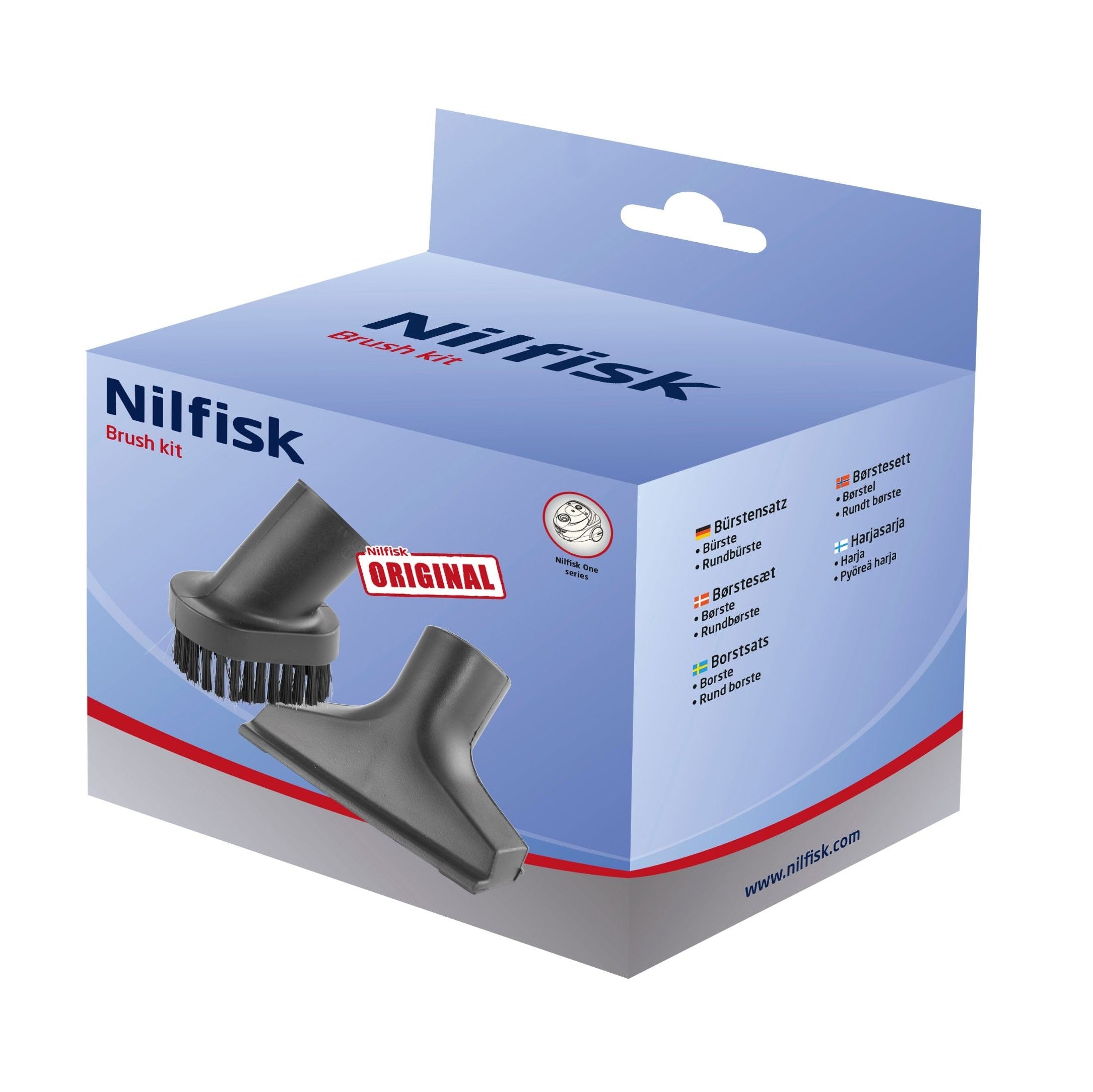 nilfisk-one-kit-de-brosses-aspirateur-ronde-tissu image 2