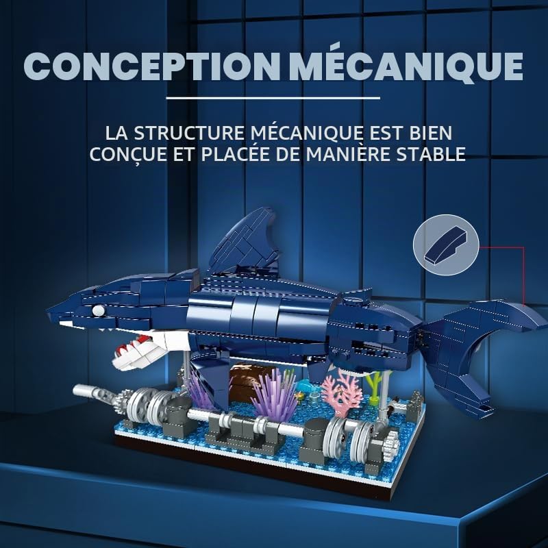 woma-animals-dinosaur-19067-jeu-de-construction-requin-498-pi-ces image 6