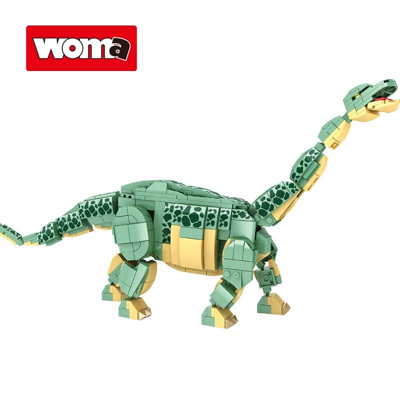 woma-animals-dinosaur-c0447-brontosaure-jeu-construction-589-pi-ces image 7