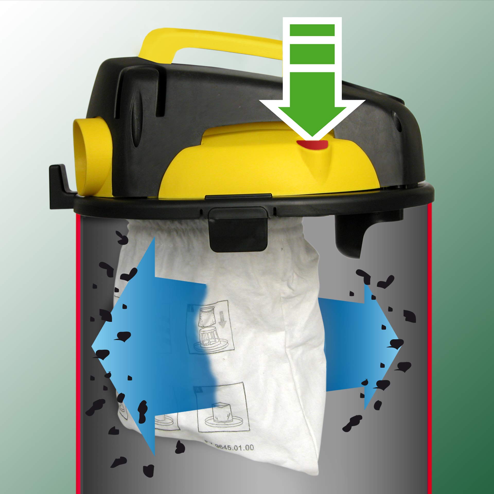 lavor-vac-20-s-aspirateur-eau-et-poussi-re-20-litres-acier image 6