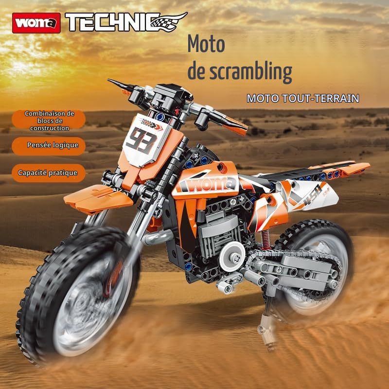 woma-car-series-c0917-moto-de-course-jeu-de-construction-434-pi-ces image 7