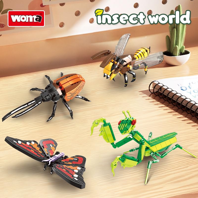woma-farm-insect-11805-insectes-jeu-de-construction-727-pi-ces-4-mod-les image 3