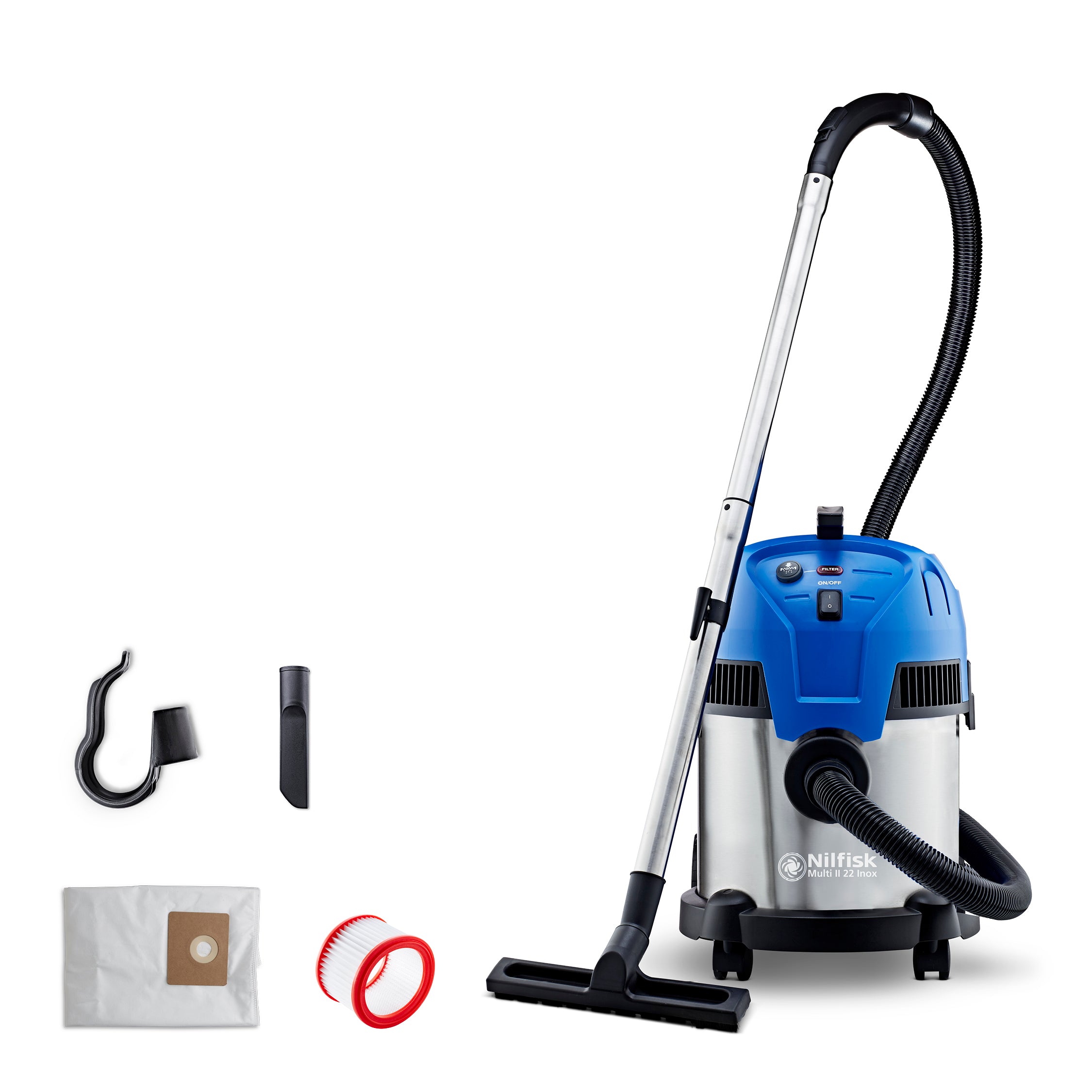 nilfisk-multi-ii-22-inox-aspirateur-eau-et-poussi-re-22-l-1200-w image 1