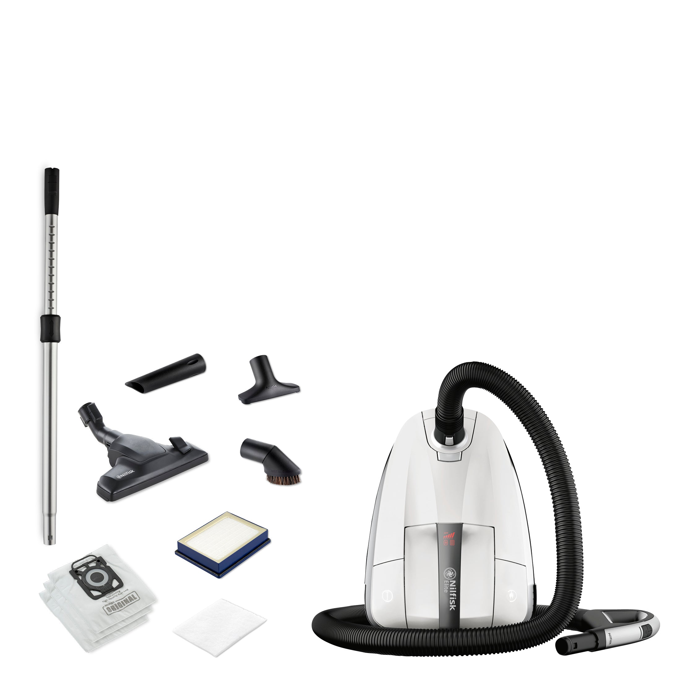 nilfisk-elite-aspirateur-tra-neau-blanc-650-w-hepa-14 image 1