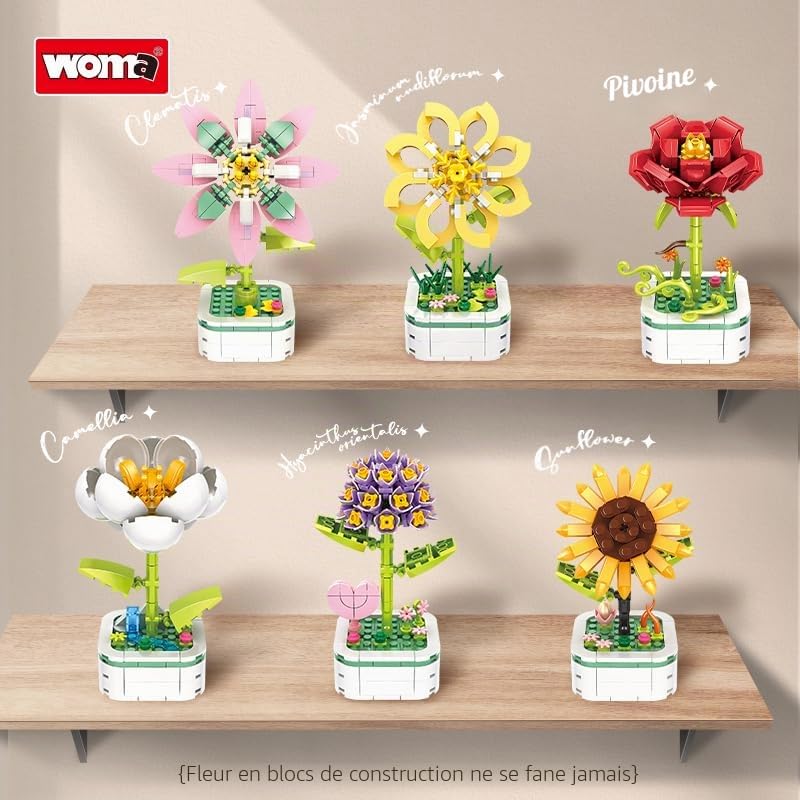 woma-flower-plants-19069-fleurs-en-pot-jeu-de-construction-6-plantes image 6