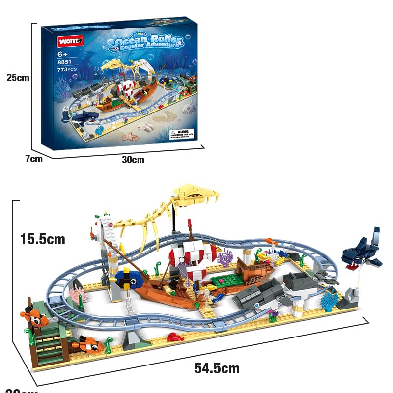 woma-fairy-dreamland-8851-montagnes-russes-jeu-de-construction-774-pi-ces image 8