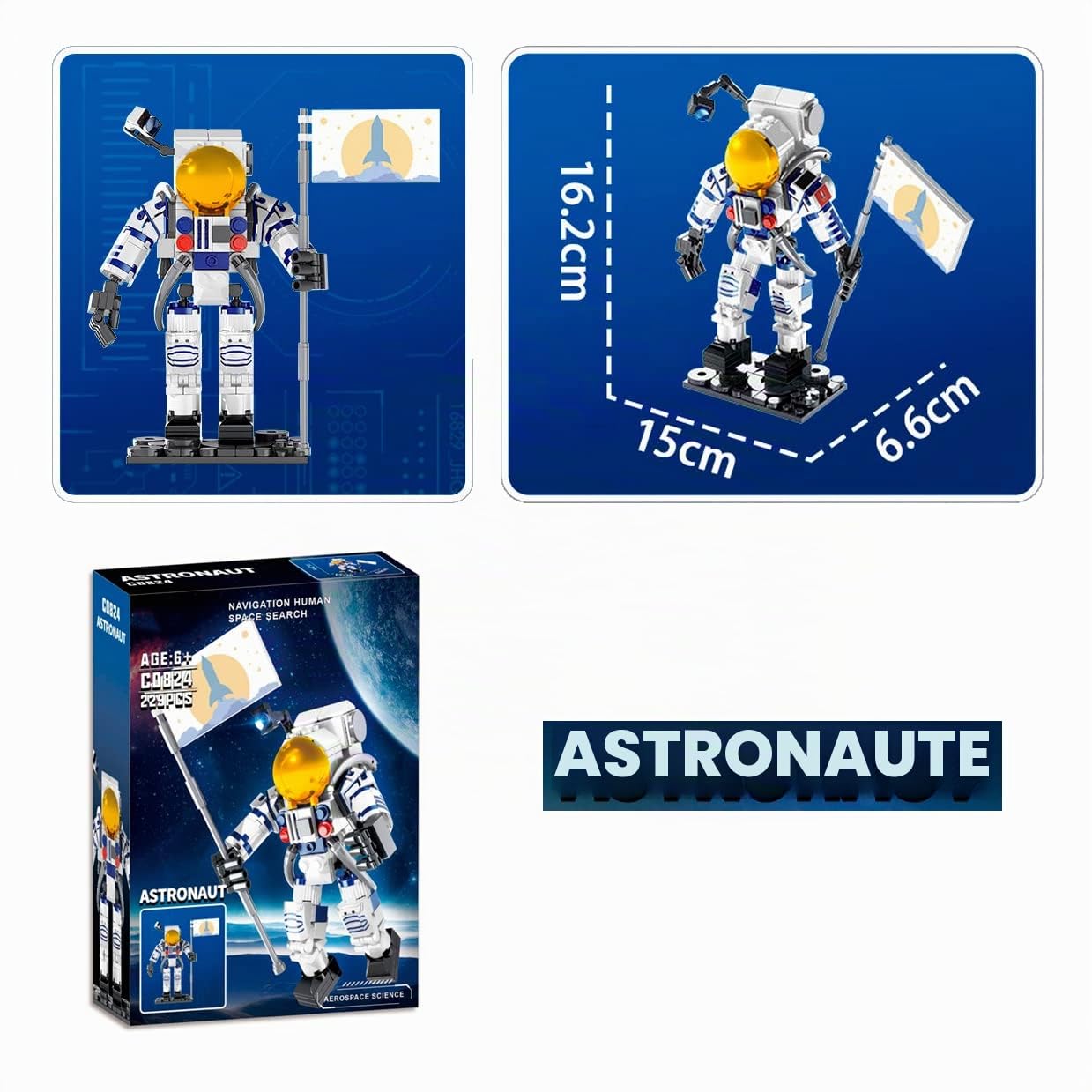 woma-c0824-astronaute-jeu-de-construction-229-pi-ces-espace image 3